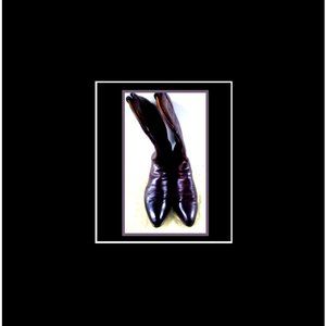 Men's Genuine Leather Cowboy Boots, 9-9.5